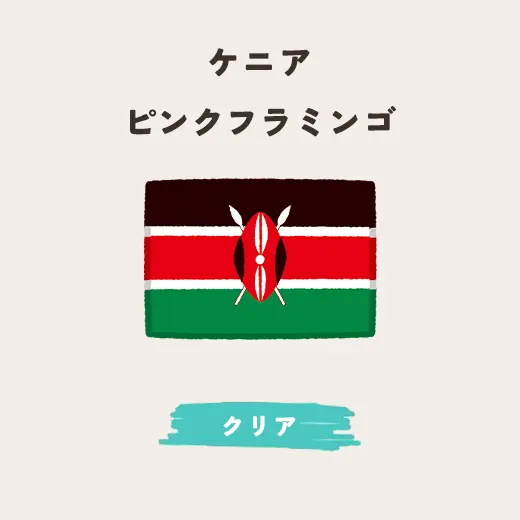 ケニア ピンクフラミンゴ